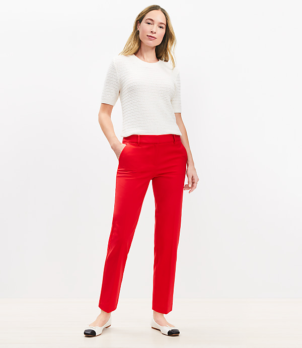 Riviera Slim Pants in Doubleweave