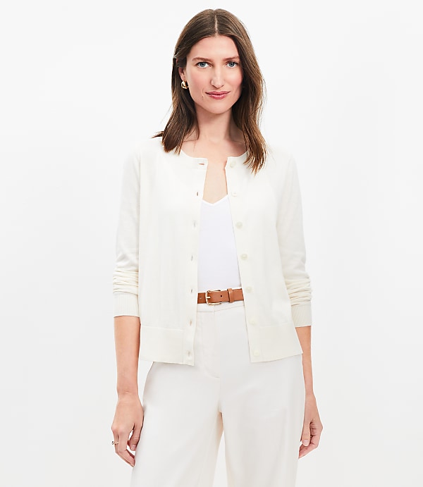Modern Crew Neck Cardigan