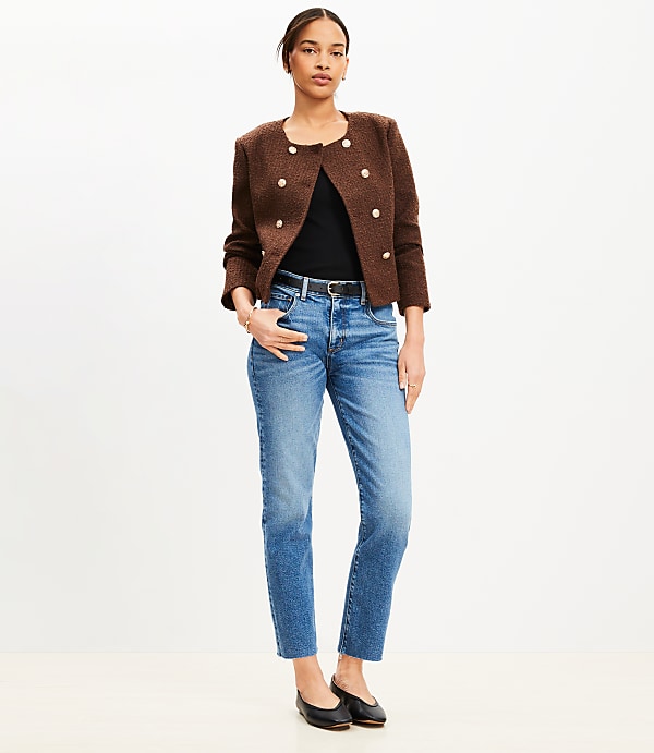 Fresh Cut Mid Rise Slim Jeans in Bright Vintage Wash