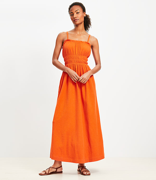 red off shoulder ruffle dress Allegra Off Shoulder Ruffle Midi Dress - Ruby