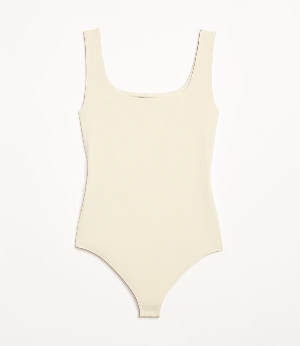 LOFT Versa Ribbed Square Neck Bodysuit