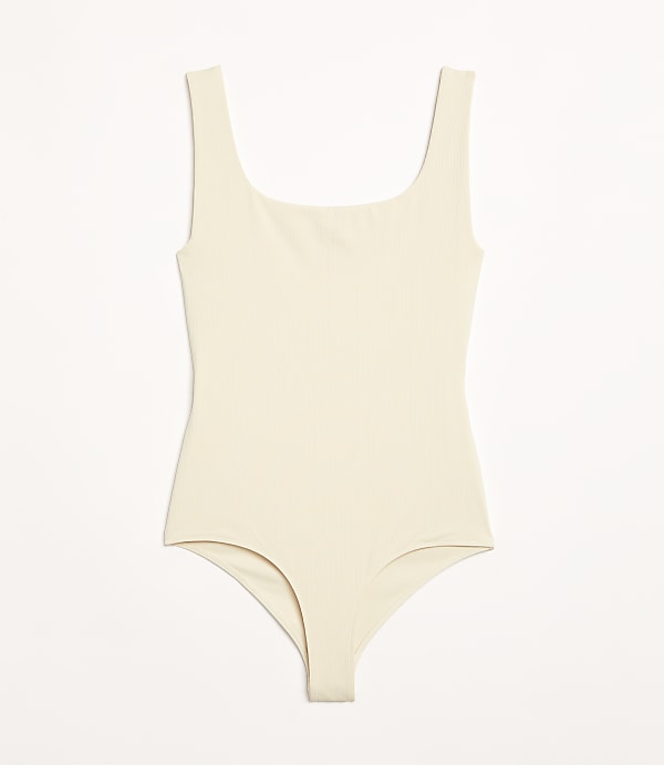 LOFT Versa Ribbed Square Neck Bodysuit