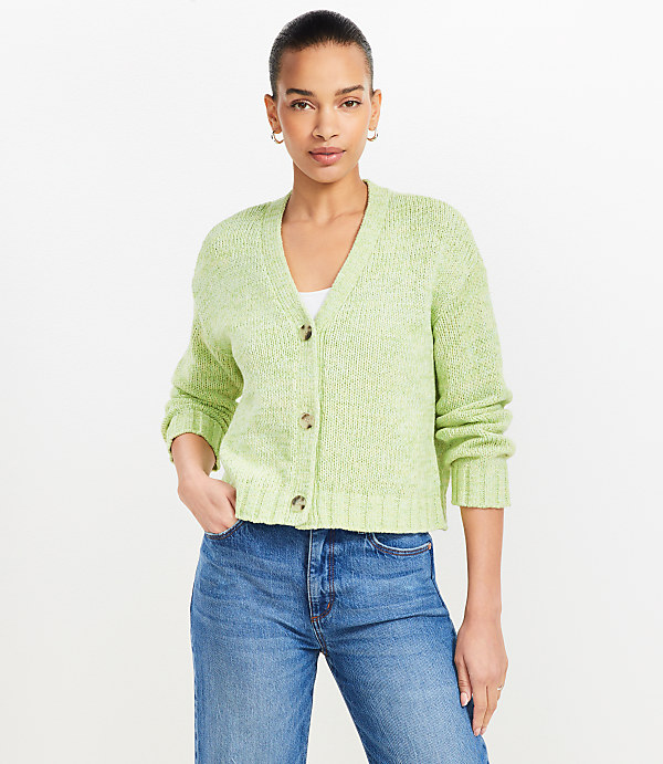 Marled Easy V-Neck Cardigan