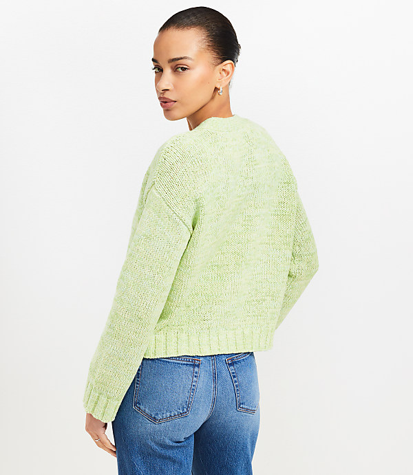 Marled Easy V-Neck Cardigan