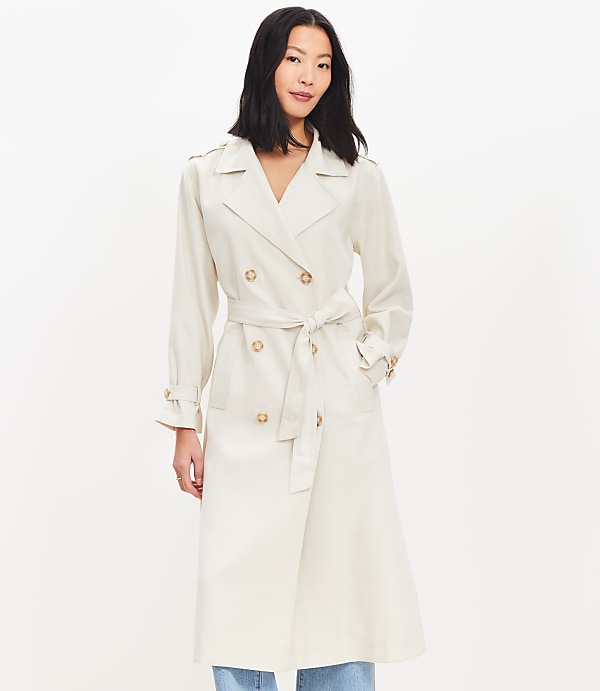 Fluid Trench Coat