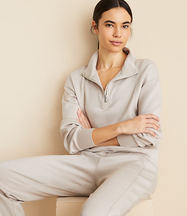 Lou & Grey Scubasoft Half Zip Top