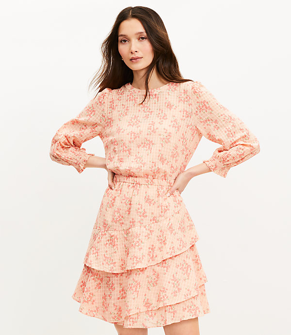 Meadow Tiered Ruffle Mini Dress