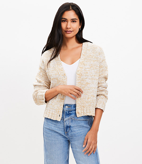 Marled Easy V-Neck Cardigan