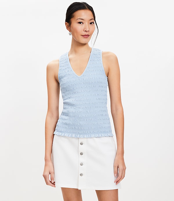Smocked Modern Tank Top