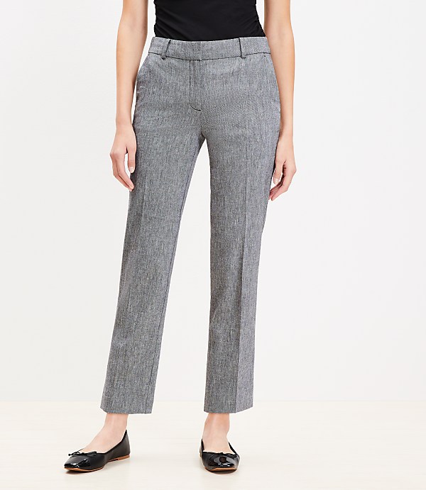 Petite Riviera Slim Pants in Linen Blend