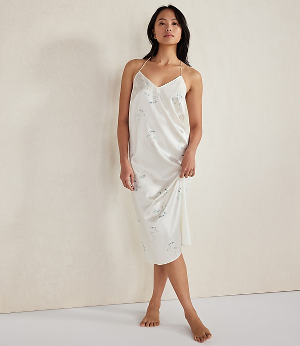 Haven Well Within Washable Silk Delicate Floral Chemise