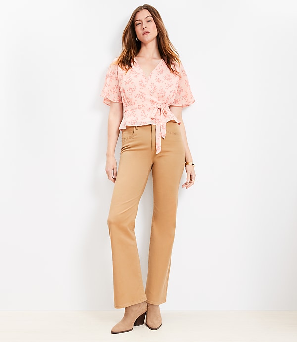 Meadow Peplum Wrap Top