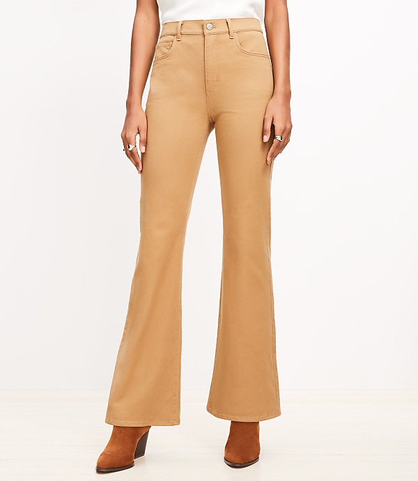 High Rise Relaxed Flare Pants