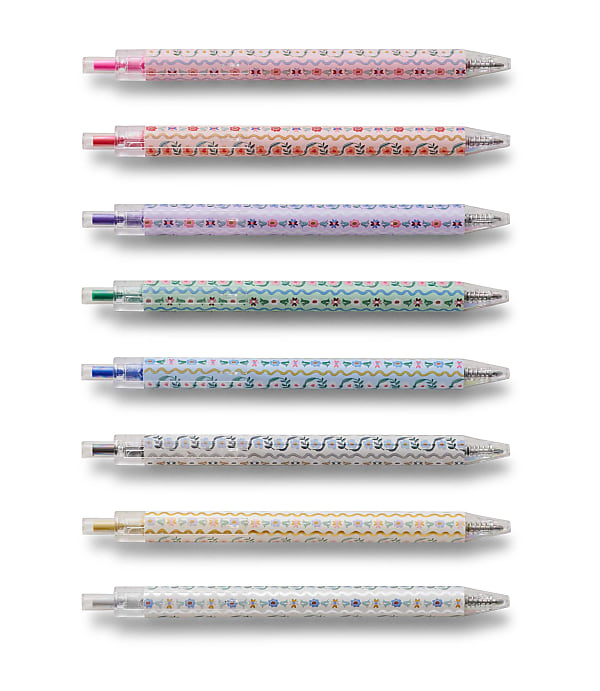 Rifle Paper Co. Delphine Gel Pen Set of 8