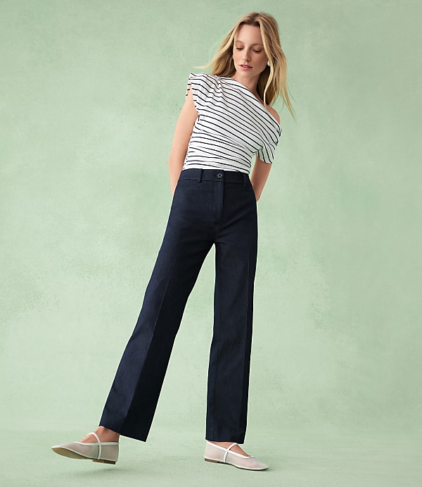 Parker Straight Pants in Refined Denim