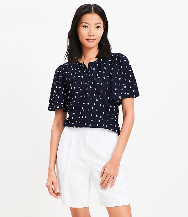 Bloom Flutter Henley Top