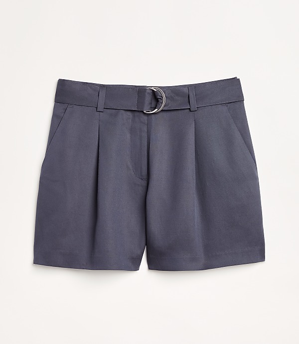 LOFT Versa Pure Spun Belted Shorts