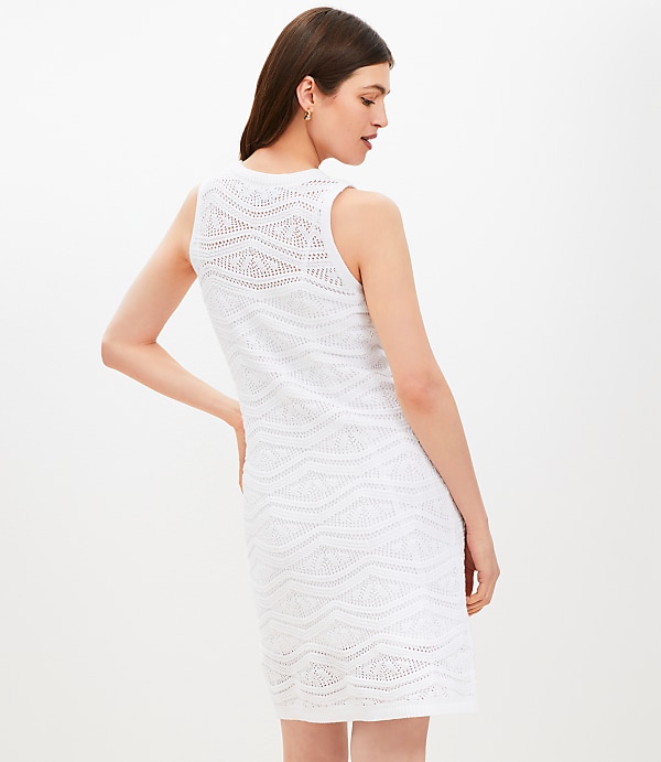 Crochet Mini Tank Dress