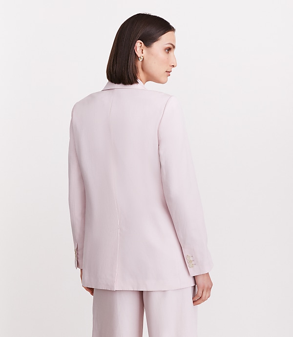 LOFT Versa Pure Spun Double Breasted Blazer