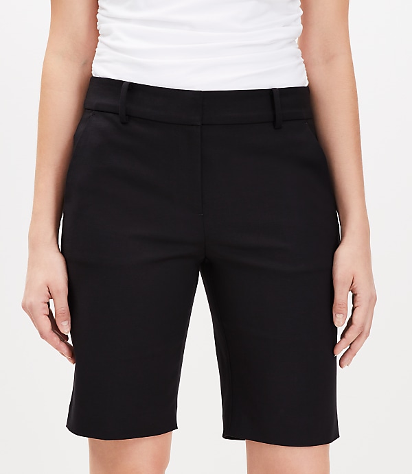 Curvy Riviera Bermuda Shorts in Doubleweave