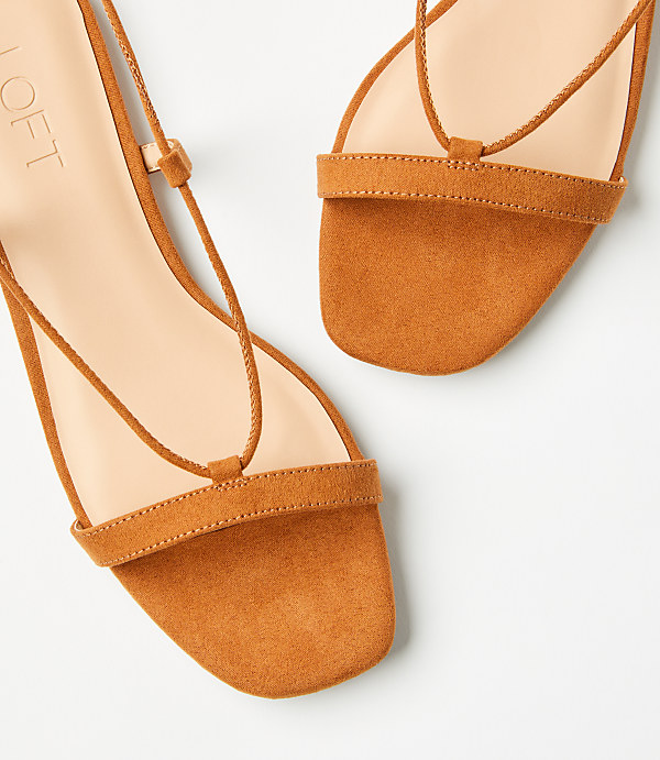 Strappy Lace Up Sandals
