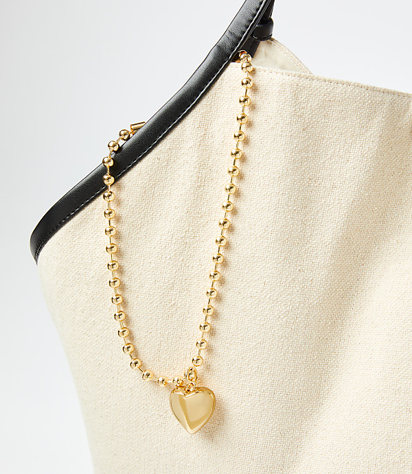 Puffy Heart Bag Charm
