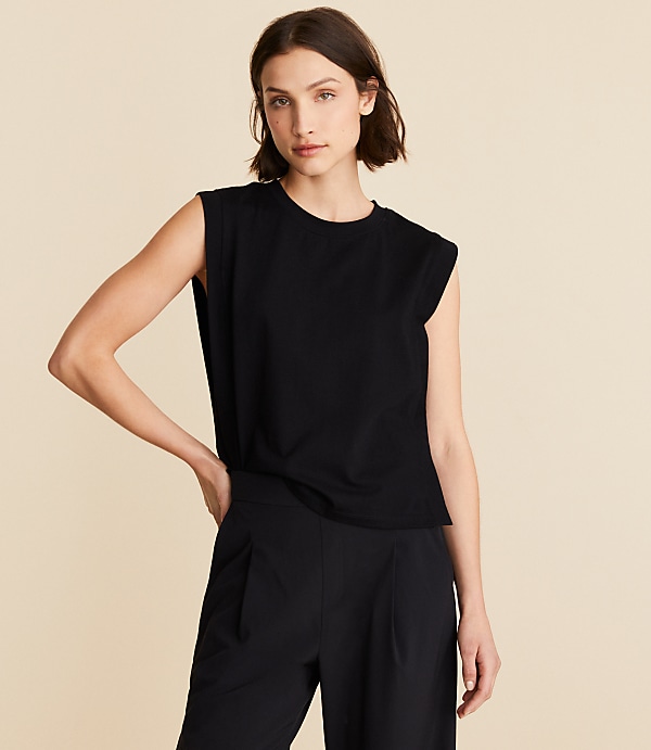 Lou & Grey Modern Jersey Muscle Tank Top