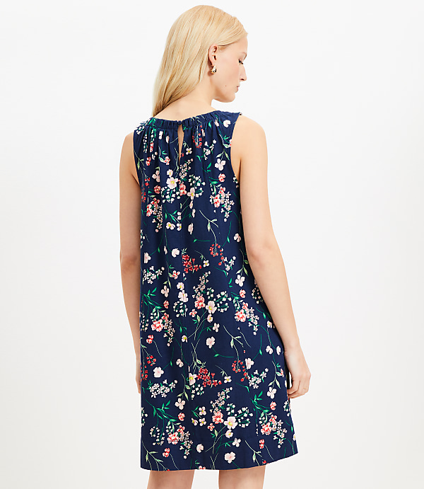 Petite Floral Jersey Seamed Mini Dress