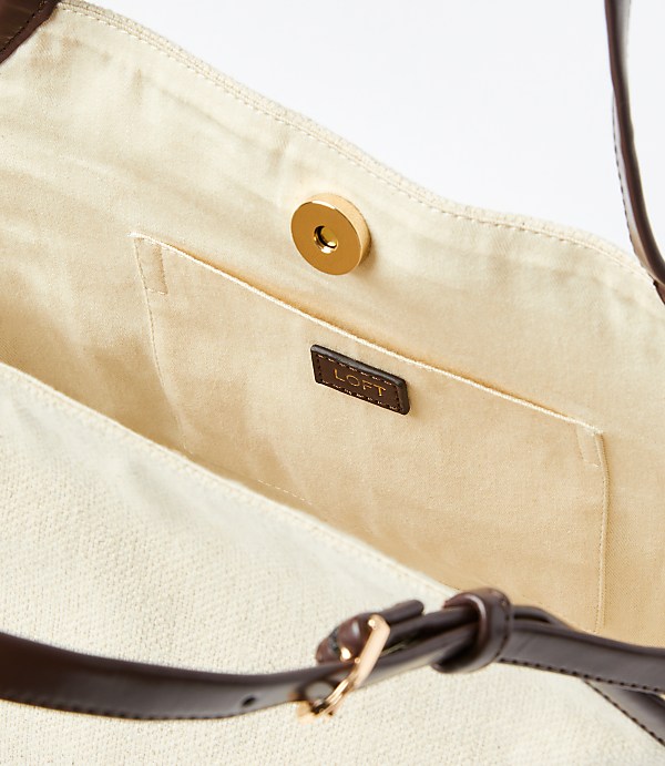 Canvas Buckle Strap Bag