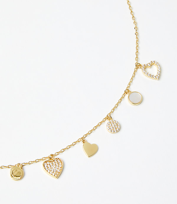Delicate Heart Charm Necklace