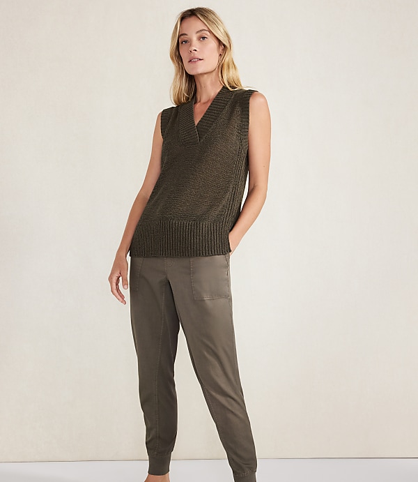 Haven Well Within Organic Cotton Linen Tape Yarn Sweater Vest