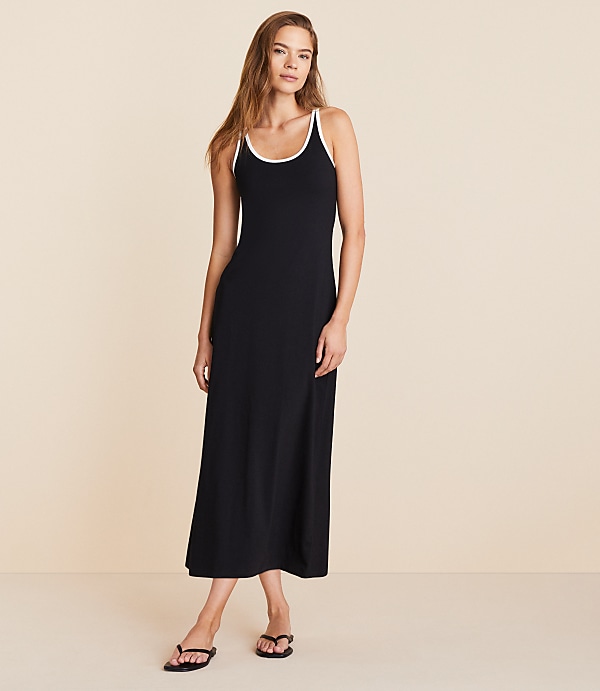 Lou & Grey Modern Jersey Racerback Maxi Dress