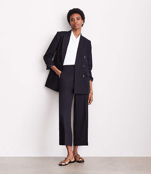 Petite LOFT Versa Pure Spun Cropped Stovepipe Pants