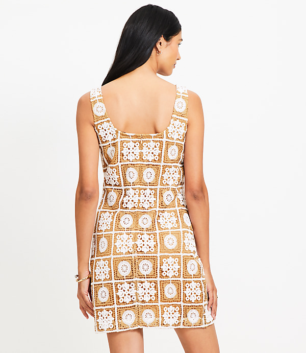 Tall Crochet Tank Mini Dress