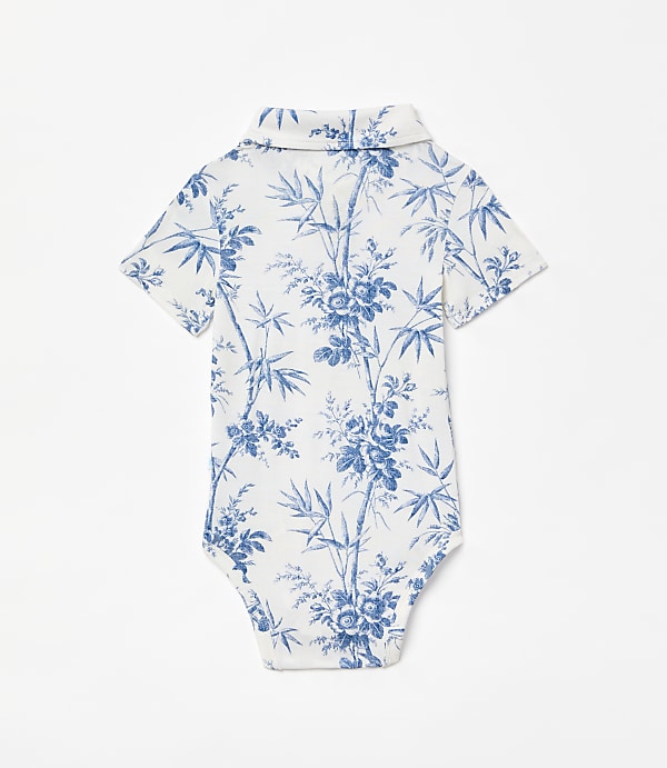 Posh Peanut X LOFT Palm Short Sleeve Collared Bodysuit