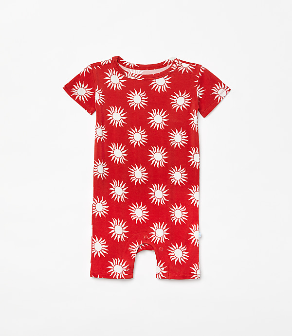Posh Peanut X LOFT Sunny Basic Short Sleeve Short Length Romper