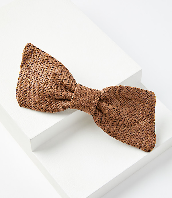 Raffia Bow Barrette