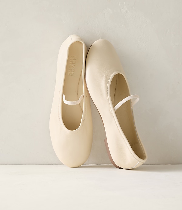 Haven Well Within Leather Mary Jane Flats