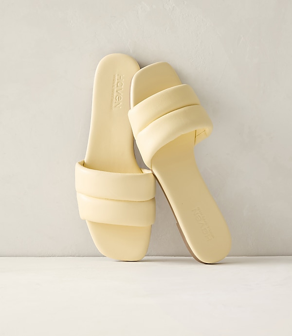 Haven Well Within Quilted Leather Slides