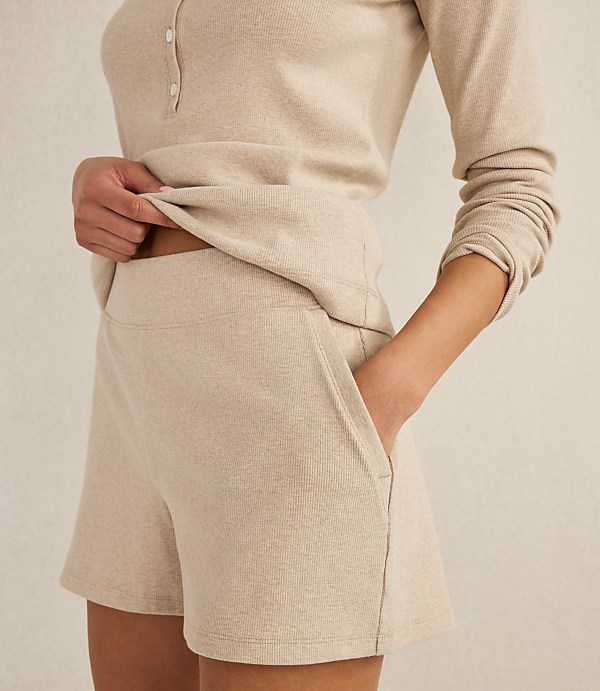 Haven Well Within Organic Cotton Rib Knit Shorts
