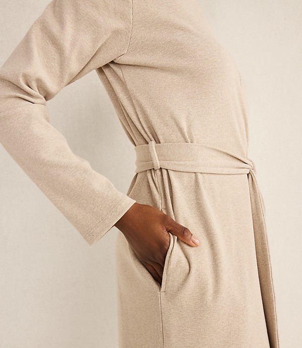 Haven Well Within Organic Cotton Rib Knit Robe