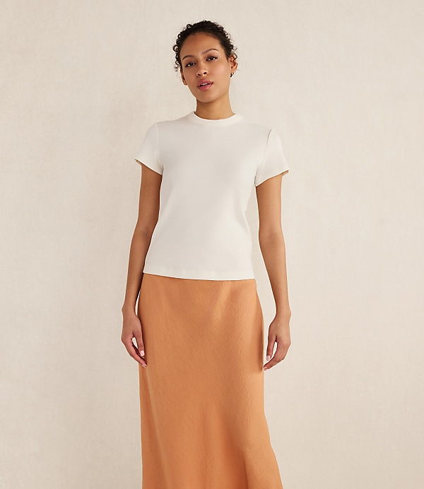 Haven Well Within Essential Organic Cotton Crew Neck Tee