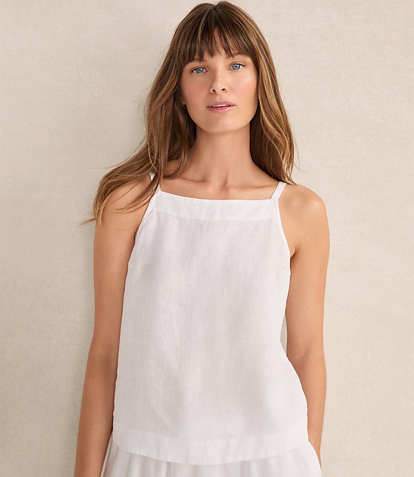 Haven Well Within Linen Square Neck Tank Top