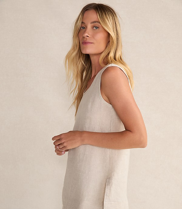 Haven Well Within Linen Scoop Neck Tunic