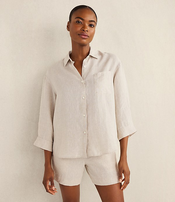 Haven Well Within Linen Scoop Neck Tunic