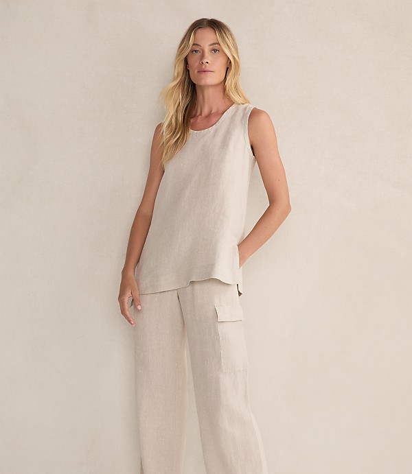 Haven Well Within Linen Scoop Neck Tunic