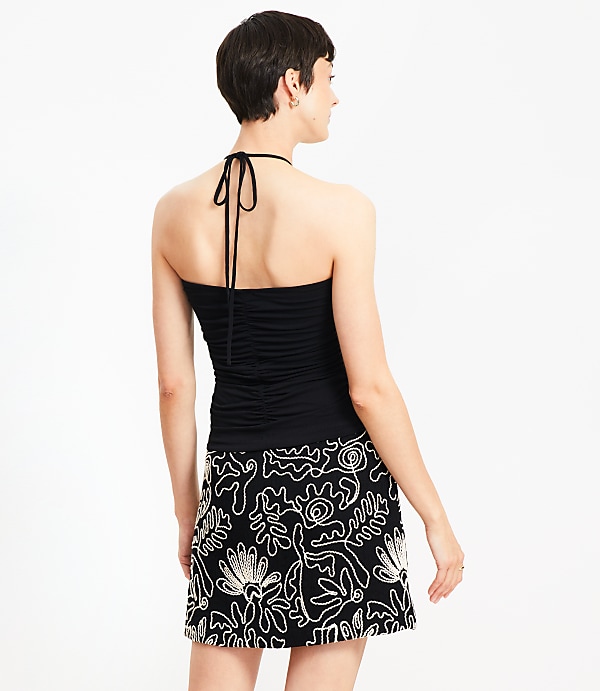Ruched Halter Top