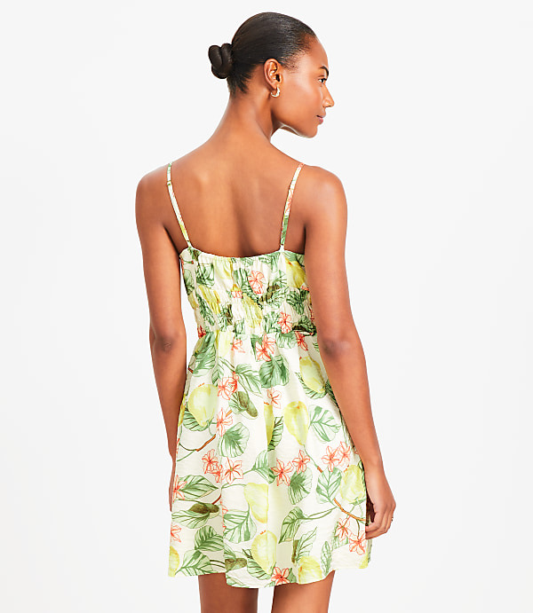 Blossom Smocked Strappy Mini Dress