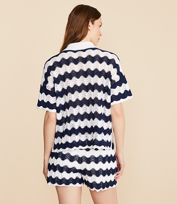 Lou & Grey Wavy Pointelle Shirt