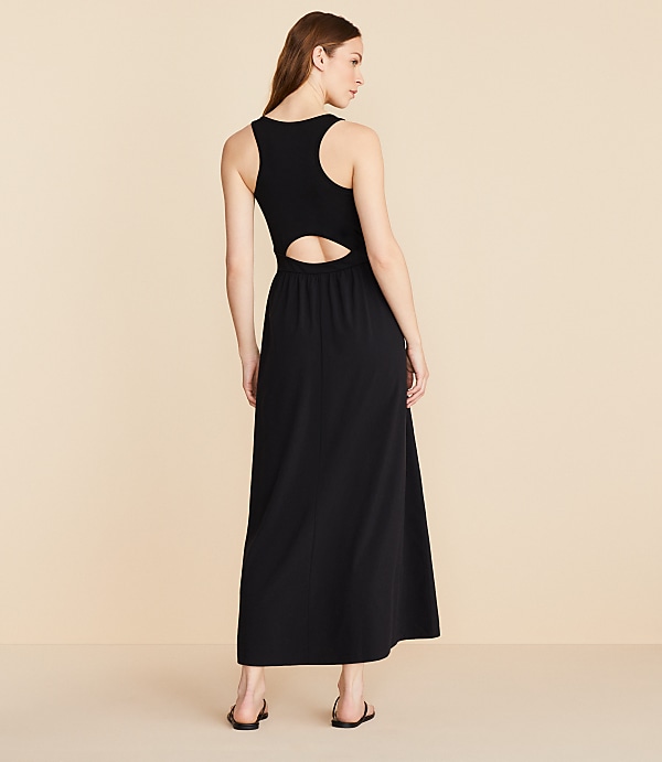 Lou & Grey Wanderweave Cutout Midi Dress
